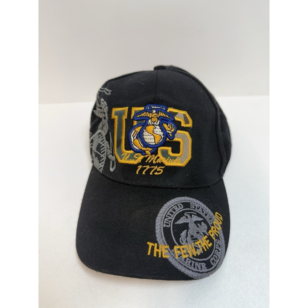 EAGLE GLOBE ANCHOR US MARINE CORPS USMC MARINES EMBROIDERED BASEBALL CAP HAT